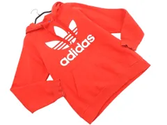adidas originals アディダスオリジナルス 裏起毛 ロゴプリント プルオーバー パーカー sizeS/赤 ◇■ メンズ