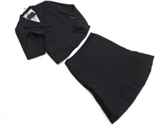UNTITLED アンタイトル セットアップ ジャケット スカート スーツ size2/濃紺 ◇■ レディース