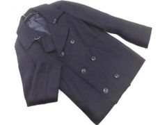 URBAN RESEARCH アーバンリサーチ ウール混 ピー コート sizeL/紺 ◇■ メンズ