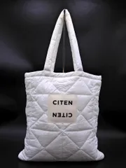 CITEN シテン UNITED ARROWS ユナイテッドアローズ キルティング ロゴ トート バッグ 白 ■■ レディース