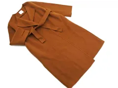 Spick & Span スピック＆スパン ウール混 ノーカラー コート size38/ブラウン ◇■ レディース