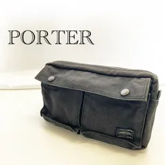 PORTER ／ 吉田カバン ポーター スモーキー ウェストバッグ ボディバッグ  ブラック ダークグレー  メンズ 鞄
