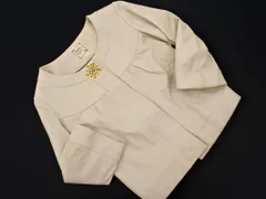 Nanette Lepore ナネットレポー ラムレザー ビジュー ノーカラー ジャケット size4/アイボリー ◇■ レディースのサムネイル