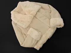 LIP SERVICE リップサービス ムートン調 ダブル ライダース ジャケット sizeM/アイボリー ◇■ レディース