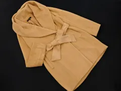 rienda リエンダ リボンベルト付き ビッグカラー コート sizeS/ベージュ ◇■ レディースのサムネイル