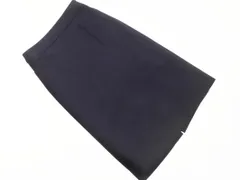 NATURAL BEAUTY BASIC ナチュラルビューティーベーシック ウール混 タイト スカート sizeXS/紺 ◇■ レディース