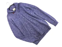 BEAUTY & YOUTH ビューティ&ユース ユナイテッドアローズ ウール混 霜降り ニット セーター sizeS/青 ◇■ メンズのサムネイル