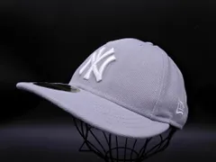 New Era ニューエラ ニューヨークヤンキース ベースボール キャップ size56.8/グレー ■■ メンズ