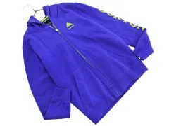 BURTON バートン 裏起毛 ロゴプリント ジップアップ パーカー sizeM/青 ◇■ レディースのサムネイル