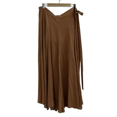 Chaos(カオス) 巻きスカート サイズF レディース美品  - ライトブラウン ロング