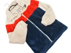 FILA フィラ 切替 ボア ジャケット size170/紺ｘ赤ｘオフホワイト ◇■ メンズ