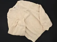 Uniqlo U ユニクロ ユー ルメール ウール100% ニット セーター sizeM/アイボリー ◇■ レディース