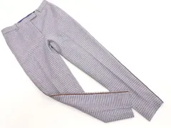 TOMORROWLAND トゥモローランド 千鳥柄 テーパード デニムパンツ size34/青 ◇■ レディースのサムネイル