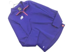 New Balance ニューバランス ハーフジップ 裏起毛 プルオーバー sizeM/紺 ◇■ メンズのサムネイル