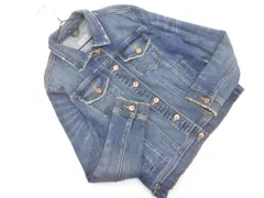 ZARA basic ザラ ベーシック ダメージ加工 Gジャン デニム ジャケット sizeM/青 ◇■ レディース