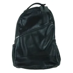 PORTER ポーター 021-01258 LUGGAGE LABEL ラゲッジレーベル ELEMENT DAYPACK エレメント レザー デイパック バックパック リュックサック ブラック系【中古】