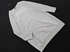 PUMA プーマ スウェット ロゴ チュニック ワンピース sizeXS/グレー ◇■ レディース