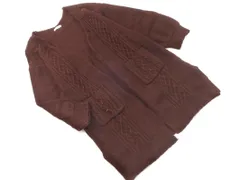 axes femme アクシーズファム ニット ロング カーディガン sizeM/ワインレッド ◇■ レディース