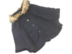 mercibeaucoup メルシーボークー モヘア混 ポンチョ風 ニット ジャケット size1/黒 ◇■ レディース