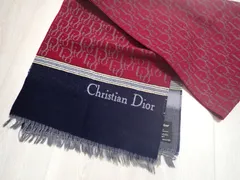 【美品】Christian Diorディオール トロッター　ウール　マフラー❤︎ 80s 西ドイツ製 Christian Dior トロッター マフラー 美品