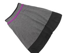 SONIA RYKIEL ソニアリキエル ウール100% 膝丈 スカート size36/グレー ◇■ レディース