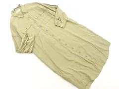 AZUL BY MOUSSY アズールバイマウジー シャツ ワンピース sizeM/カーキ ◇■ レディース