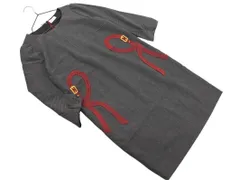 新品 Roberta di Camerino ロベルタディカメリーノ 千鳥柄 フェイクレザー ワンピース size7/グレー ◇■ レディース