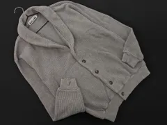 UNITED ARROWS BLUE LABEL ユナイテッドアローズブルーレーベル ショールカラー カーディガン size40/グレー ◇■ メンズ