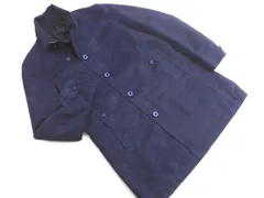 NICOLE CLUB ニコルクラブ FOR MEN スウェード調 コート size46/紺 ◇■ メンズ