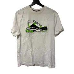 B100 Mostly Heard Rarely Seen 8-Bit (モストリーハードレアリーシーン) 立体ブロックパッチ スニーカーデザイン Tシャツ Sサイズ ホワイトのサムネイル