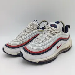 NIKE ナイキ Wmns AIR MAX 97 'Red Crush' ウィメンズ エアマックス97 レッドクラッシュ スニーカー ホワイト/レッド/ブルー 白/赤/青 24cm C-3-4