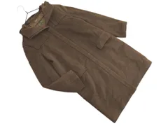 Calvin Klein カルバンクライン アンゴラ混 フーディ ロング コート size4/ブラウン ◇■ レディースのサムネイル