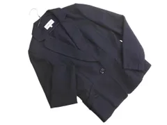 HANAE MORI ハナエモリ テーラード ジャケット size38/紺 ◇■ レディース