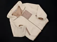 GRL グレイル 中綿 フード ボア ジャケット sizeF/アイボリーｘベージュ ◇■ レディース