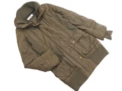 NATURAL BEAUTY BASIC ナチュラルビューティーベーシック 2WAY フーディー 中綿 ジャケット sizeS/カーキ ◇■ レディース