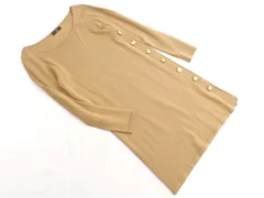 INED イネド ウール混 ニット ワンピース size9/キャメル ◇■ レディースのサムネイル