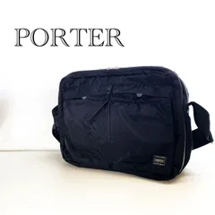 PORTER ／ 吉田カバン ポーター タンカー ショルダーバッグ  二層式  ブラック  メンズ 鞄