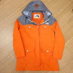 THE NORTH FACE ザノースフェイス オレンジ色 レディース フード マウンテンパーカー アウター 85(M)