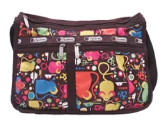 Lesportsac レスポートサック ねずみ柄 ショルダー バッグ 茶 ■■ レディース