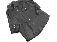 ZARA ザラ フェイクレザー コート sizeXL/黒 ◇■ レディース