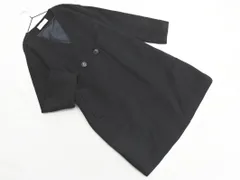 chocol raffine robe ショコラフィネローブ ダブルボタン ノーカラー コート sizeF/紺 ◇■ レディースのサムネイル