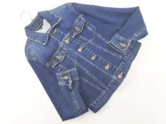 INDIVI インディヴィ ストレッチ Gジャン デニム ジャケット size05/青 ◇■ レディース