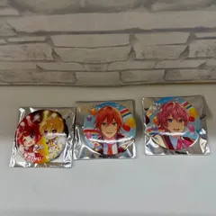 【Q9-55】◎ すとろべりーめもりー　缶バッジ　3個セット　莉犬　るぅと　さとみ　ジュエル