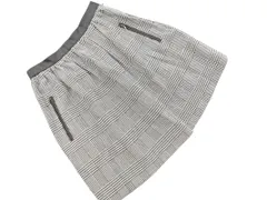 EPOCA エポカ チェック Aライン 台形 スカート size38/黒ｘ白  ◇■ レディース
