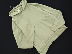 6 ROKU ビューティー＆ユース ユナイテッドアローズ プルオーバー パーカー 緑  ◇■ レディース