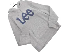 Lee リー 裏起毛 ロゴ プルオーバー パーカー size36/グレー  ◇■ メンズ