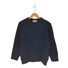 ケリーウーレンミルズ kerry woollen mills アランケーブルクルーネックセーター メンズ US：38 