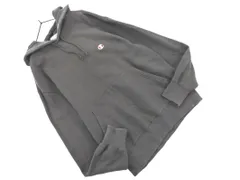 Champion チャンピオン 裏起毛 ロゴ 刺繍 プルオーバー パーカー sizeM/グレー ◇■ レディース