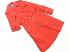 BURBERRY BLUE LABEL バーバリーブルーレーベル トレンチ コート size38/赤 ◇■ レディース