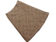 23区 ウール混 チェック フレア スカート size40/茶 ◇■ レディース